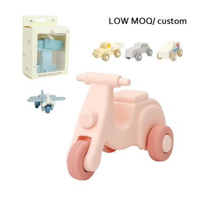 Prodotti alimentari Silicone giocattolo di dentizione per bambini per i molli Bambini giocattoli per bambini 3+ Prodotti alimentari Silicone auto trattore Silicone giocattoli per bambini