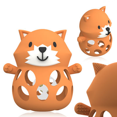 PAISEN BPA-Free Animal Baby Teething Toy Food Grade Silicone Teething Mitten Anti-dropping Wrist Hand Teethers Baby Chew Toys