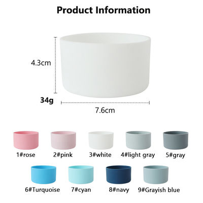 Bottiglie di copertura in silicone Bottiglia d'acqua Stivale per Owala 7.5cm 40oz Manica protettiva antiscivolo Sotto Manica Coppa copertura accessori