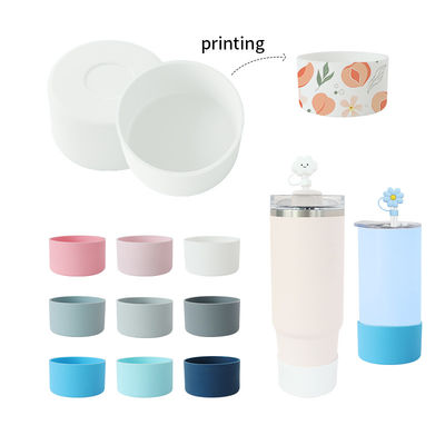 Bottiglie di copertura in silicone Bottiglia d'acqua Stivale per Owala 7.5cm 40oz Manica protettiva antiscivolo Sotto Manica Coppa copertura accessori