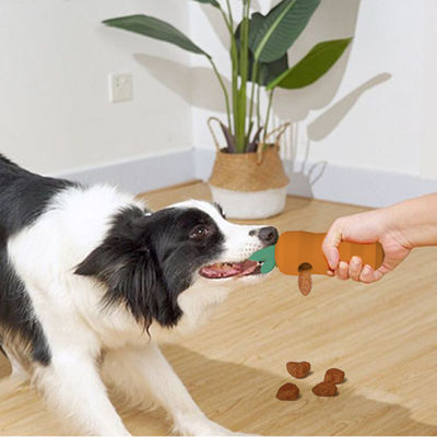 Accessoiri per animali da compagnia Carotte Forma animale Indistruttibile Animali da compagnia Chicco Cane giocattoli per animali da compagnia Dog Ball Chew Toys Aggressive Chewer Dog Ball Toy