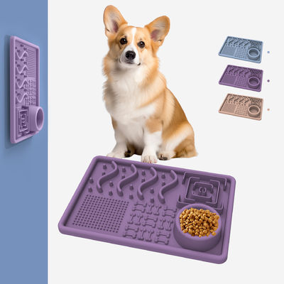 Ciotole di silicone per animali da compagnia senza odore di BPA piatto per animali da compagnia piatto per cani piatto di silicone di materiale morbido piatto per cani in vendita