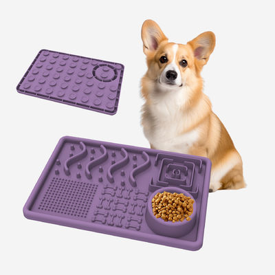 Ciotole di silicone per animali da compagnia senza odore di BPA piatto per animali da compagnia piatto per cani piatto di silicone di materiale morbido piatto per cani in vendita