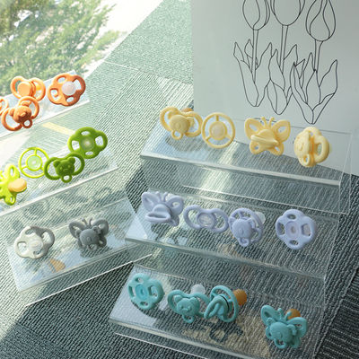 Personalizzazione Carino in forma di cartone animato Zucchero di silicone senza BPA bambino dentizione e calmante bambino zucchero morbido