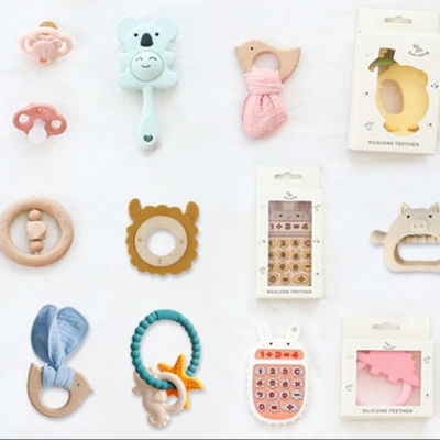 Collare Zucchero Catena di forma focale perline per penne a perline di silicone dentizione Focus perline giocattoli per bambini