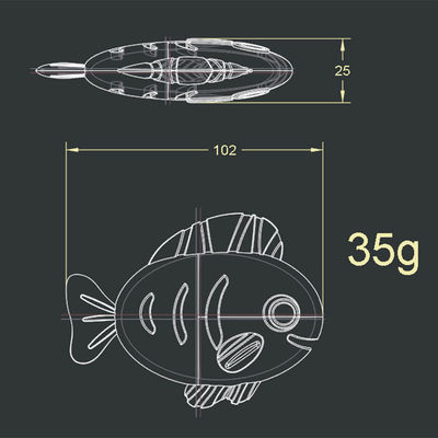Gioco per gatti in forma di pesce in silicone di qualità alimentare