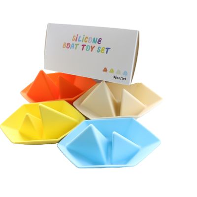 Nuovo arrivo BPA sicuri giocattoli da bagno in silicone barca facile da pulire bambini giocattoli da bagno giocattoli da bagno in silicone scolastici ragazzi