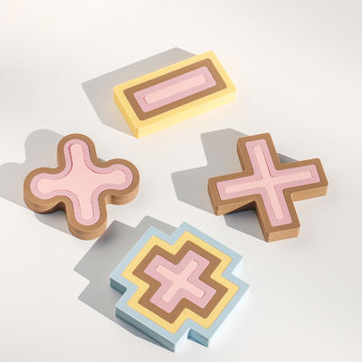 NUOVO morbido 100% silicone giocattoli multifunzionali per bambini addizione sottrazione moltiplicazione e divisione simboli silicone puzzle set