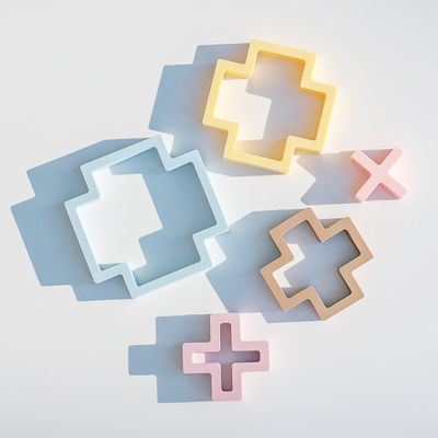 NUOVO morbido 100% silicone giocattoli multifunzionali per bambini addizione sottrazione moltiplicazione e divisione simboli silicone puzzle set