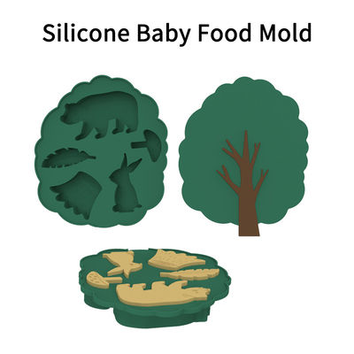 PAISEN Tavolo di congelazione in silicone con coperchio Contenitore perfetto per la conservazione degli alimenti per alimenti per bambini Piure di frutta e latte materno