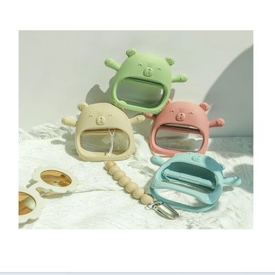 PAISEN Custom Soft Teether giocattolo guanti dentifrici per neonati Bpa Free Baby Silicone Gloves dentifrici per bambini