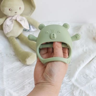 PAISEN Custom Soft Teether giocattolo guanti dentifrici per neonati Bpa Free Baby Silicone Gloves dentifrici per bambini