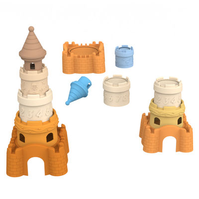 Produttore di silicone disegno di stampi personalizzati privati e all'ingrosso disponibili disegno di silicone castello torre di blocco giocattoli