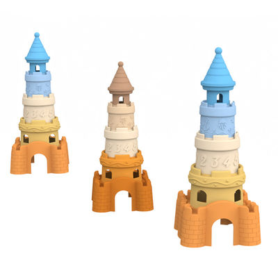 Produttore di silicone disegno di stampi personalizzati privati e all'ingrosso disponibili disegno di silicone castello torre di blocco giocattoli