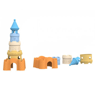 Produttore di silicone disegno di stampi personalizzati privati e all'ingrosso disponibili disegno di silicone castello torre di blocco giocattoli