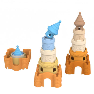 Produttore di silicone disegno di stampi personalizzati privati e all'ingrosso disponibili disegno di silicone castello torre di blocco giocattoli