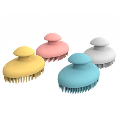 BSCI Produttore di silicone gomma morbida personalizzata 100% spazzola in silicone per cani e gatti da bagno