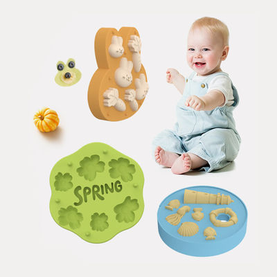 PAISEN Fiore di primavera in silicone Fruta per bambini Alimenti Nutriente Latte materno Popsicle Stampi per la dentizione Rifornimento frigorifero vassoio con coperchio