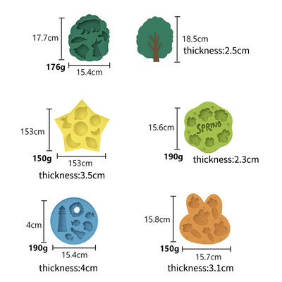 PAISEN Fiore di primavera in silicone Fruta per bambini Alimenti Nutriente Latte materno Popsicle Stampi per la dentizione Rifornimento frigorifero vassoio con coperchio