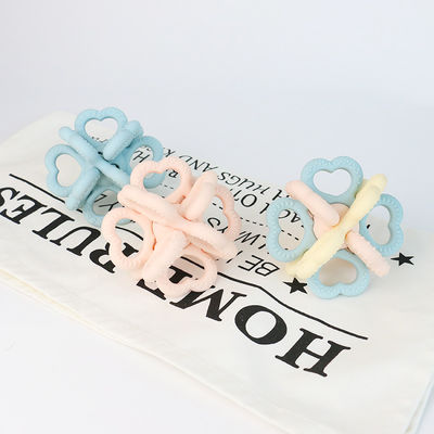 2025 Nuovo anello in silicone personalizzato Soft 3D Kids Baby Rattle Toy BPA-Free Food Grade Teething Toys Tremendo Soft Toy Teethers