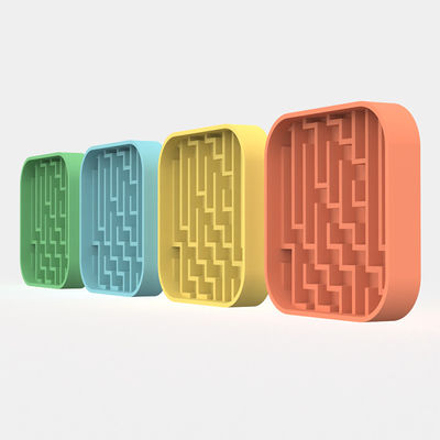 Produttore Custom Pet Silicone Lick Mat Pet Dog Cat Slow Feeder Dowl Mat Dog Food Collapsible Bowl Slow Feeder Dowl