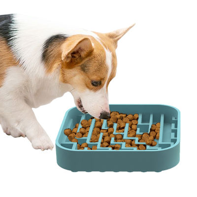 Produttore Custom Pet Silicone Lick Mat Pet Dog Cat Slow Feeder Dowl Mat Dog Food Collapsible Bowl Slow Feeder Dowl