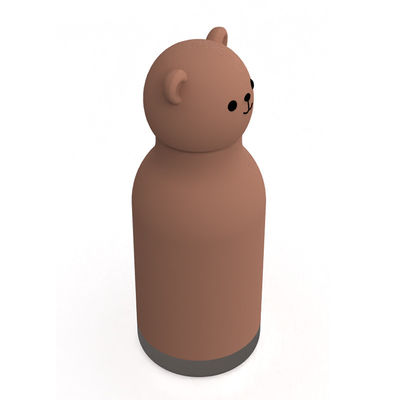 Bear Design Originale Custom Food Grade Silicone 304 Acciaio Inossidabile Bambini di ritorno a scuola compleanno Coppe d'acqua bambino Coppa di allenamento