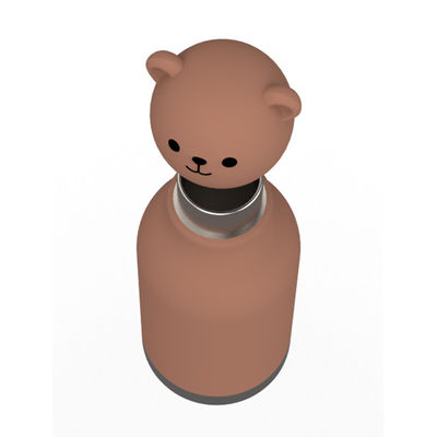 Bear Design Originale Custom Food Grade Silicone 304 Acciaio Inossidabile Bambini di ritorno a scuola compleanno Coppe d'acqua bambino Coppa di allenamento