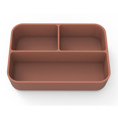 Contenitore da pranzo per insalata in silicone per alimenti Riutilizzabile senza BPA, senza microonde, con funzione antiscivolo e sicura Capacità 0-1L