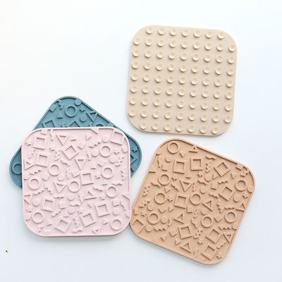 PAISEN Custom Silicone Pet Dog Lick Pad Mat Facile da pulire Tazze di aspirazione per l'alimentazione sana dei cani Gatti Pet Bowls Feeders