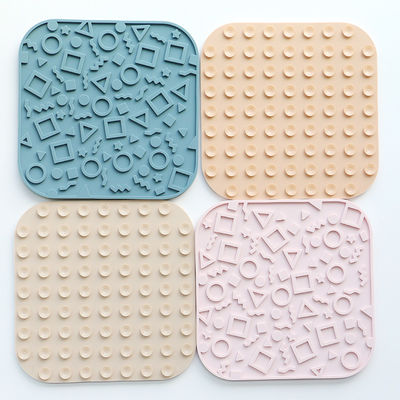 PAISEN Custom Silicone Pet Dog Lick Pad Mat Facile da pulire Tazze di aspirazione per l'alimentazione sana dei cani Gatti Pet Bowls Feeders