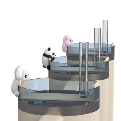 Copri Cannucce in Silicone per Animali Carini e Accessori per Bottiglie – Set Decorativo da 4 Pezzi per Tumbler