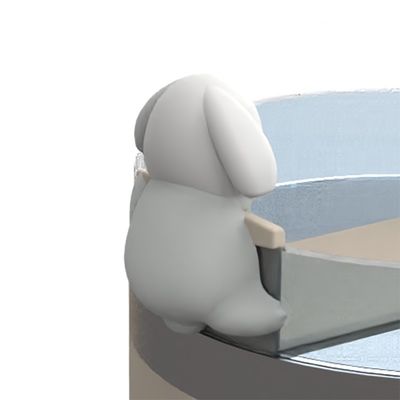 Bar accessori carini panda coniglio coniglio maiale disegno BPA senza alimenti silicone Aceesoreis per bottiglie Tumblers