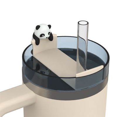 Bar accessori carini panda coniglio coniglio maiale disegno BPA senza alimenti silicone Aceesoreis per bottiglie Tumblers