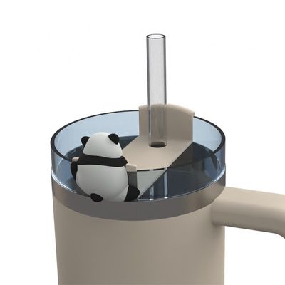 Bar accessori carini panda coniglio coniglio maiale disegno BPA senza alimenti silicone Aceesoreis per bottiglie Tumblers