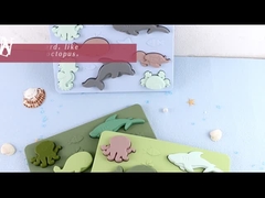 Il silicone su ordinazione Montessori modella il puzzle per l'asilo dei bambini