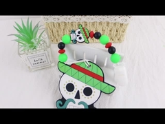 Bambino Teether del silicone del cappello delle streghe di Halloween variopinto per lenire dolore mettere i denti